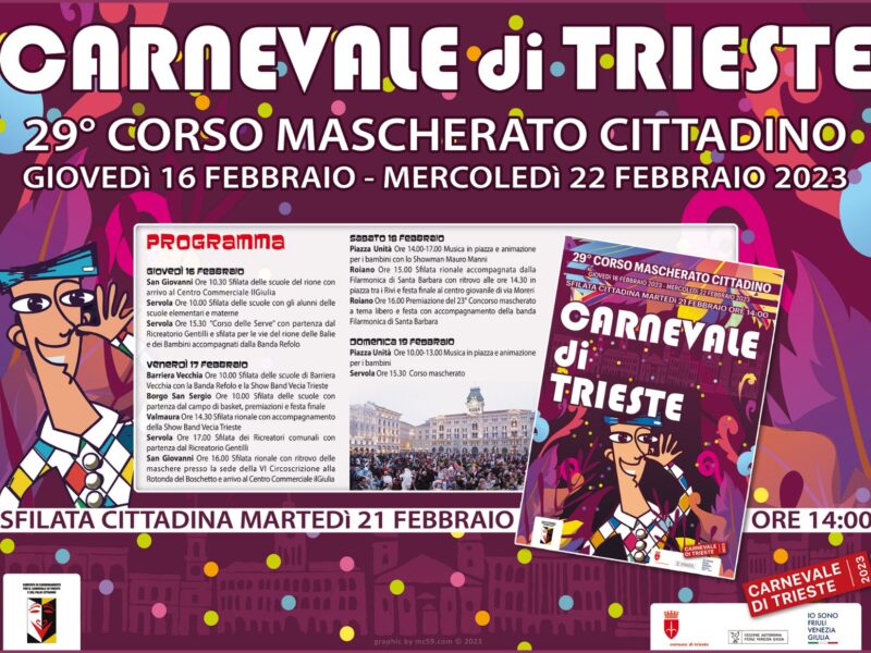 Carnevale a Trieste. Gli eventi in programma