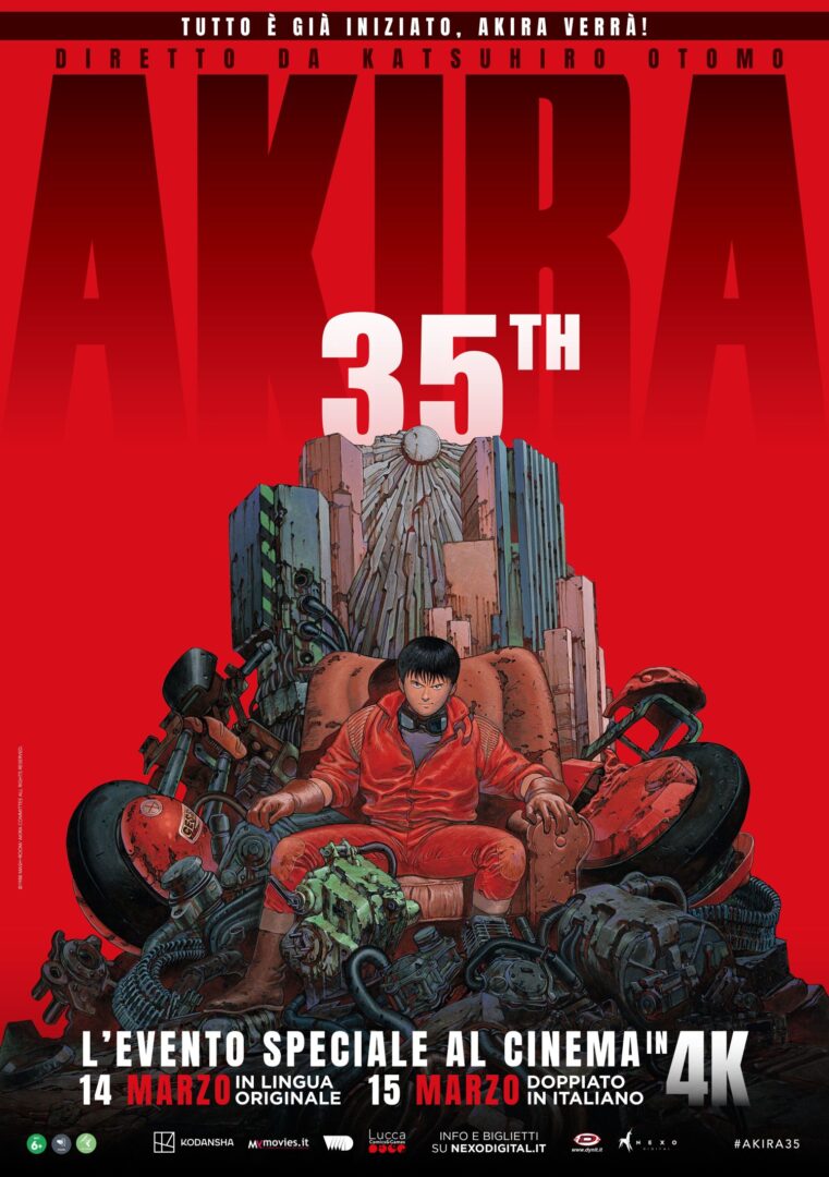 Martedì 14 marzo sul grande schermo del Visionario AKIRA