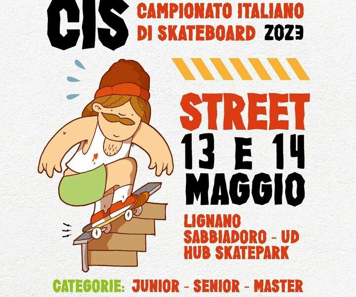 A Lignano Sabbiadoro il Campionato Italiano Skateboard. 13-14 maggio 2023