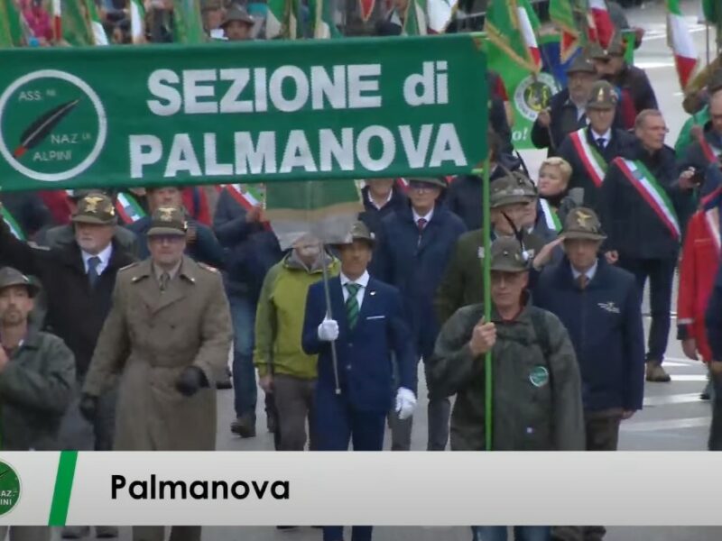 Alpini Palmanova. Il video dello sfilamento a Udine