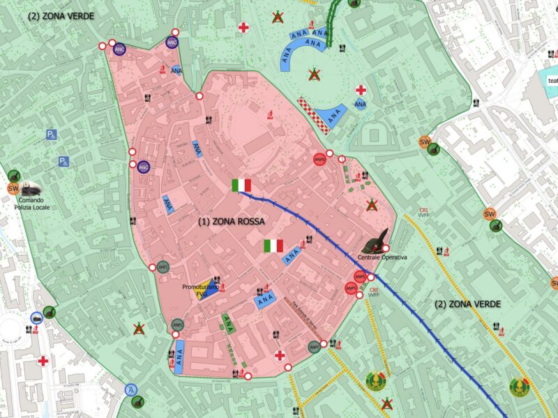 Udine zona rossa – cosa cambia durante l’Adunata