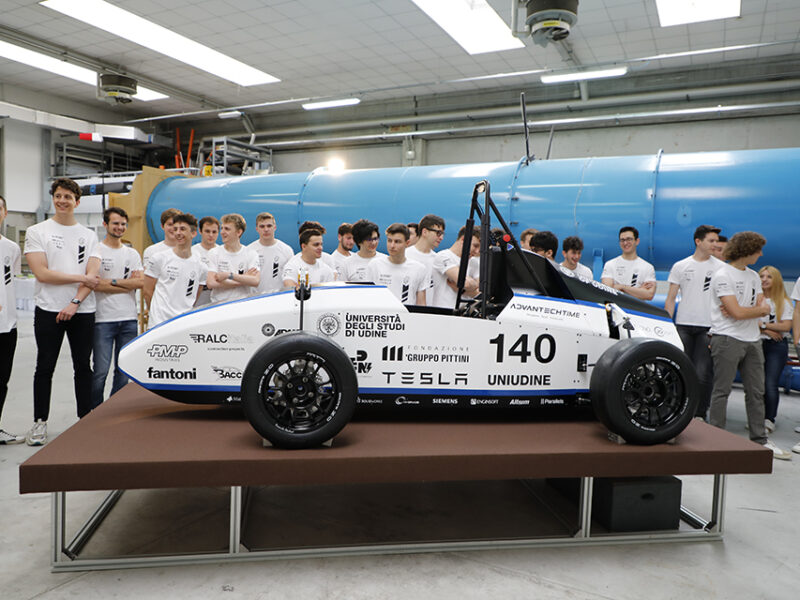 La piccola formula 1 elettrica dell’Ateneo di Udine 