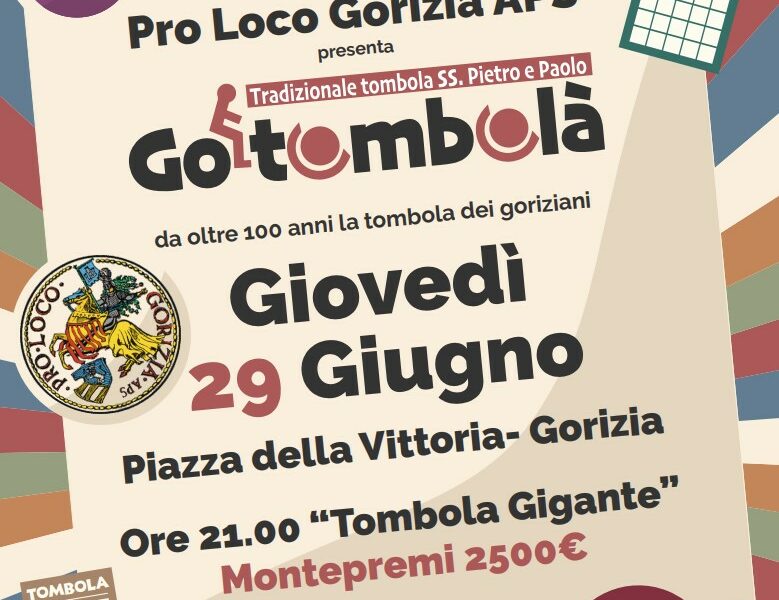 A Gorizia la Tombola Gigante della solidarietà