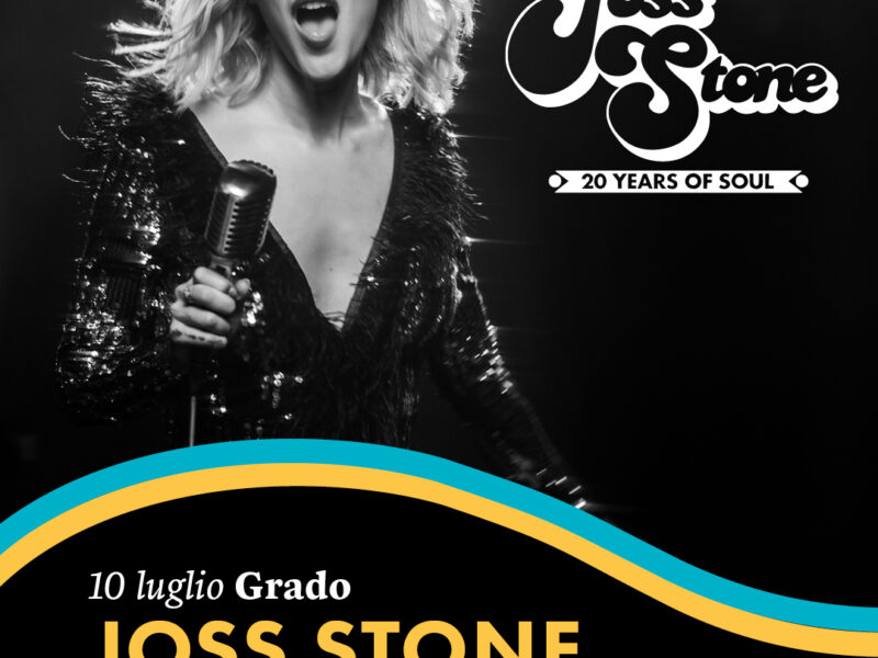 JOSS STONE inaugura lunedì 10 luglio il Grado Festival Ospiti d’Autore