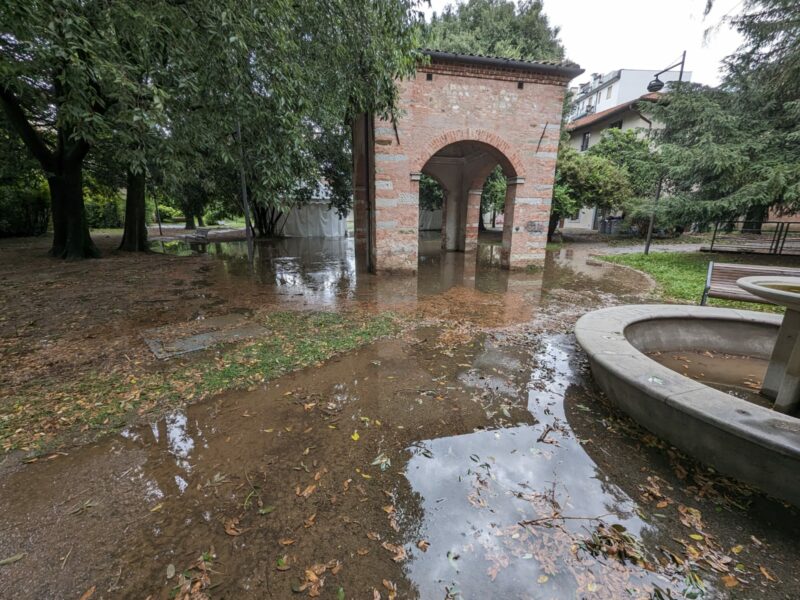 Udine colpita dal maltempo