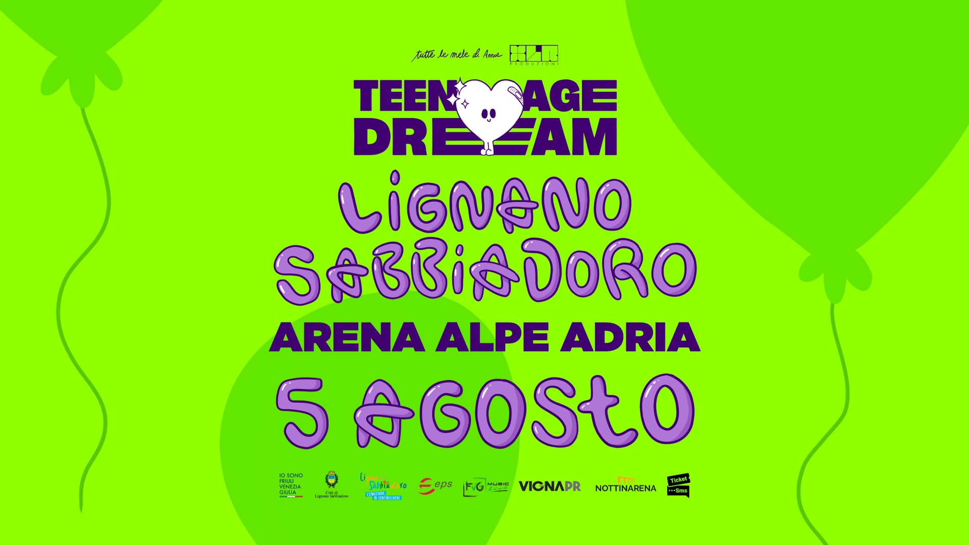 Teenage Dream sabato 5 agosto a Lignano