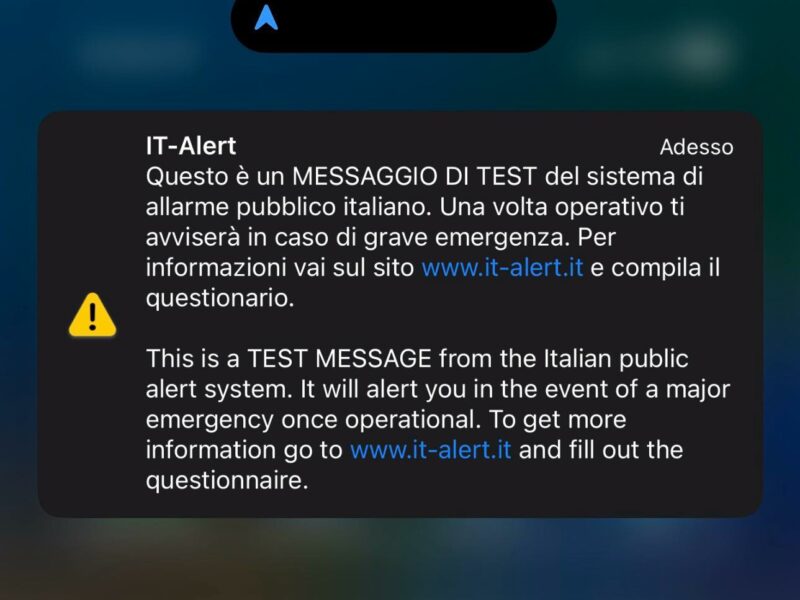 A Visco il 25 gennaio simulazione di incidente con IT-alert