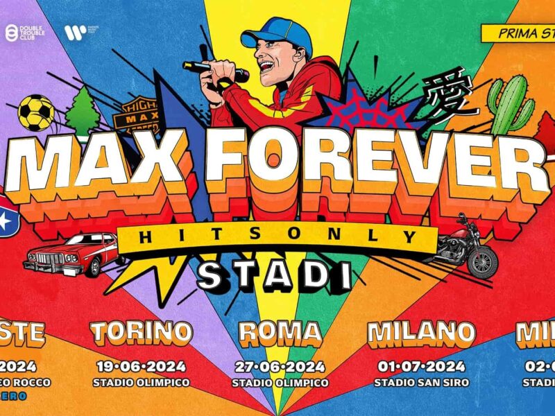 Max Pezzali negli stadi. Data zero a Trieste domenica 9 giugno 2024