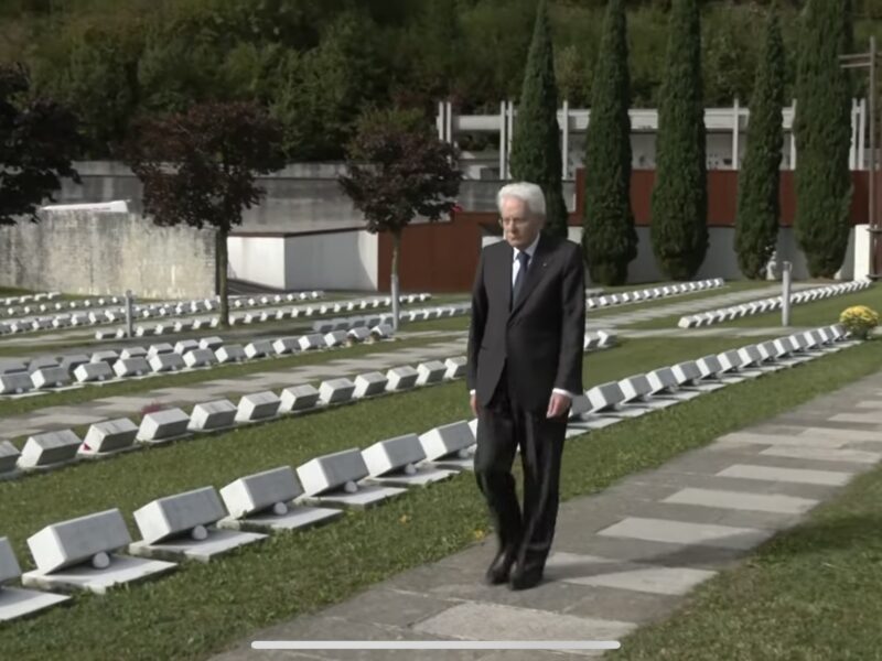 Il Presidente Mattarella ricorda il disastro del Vajont