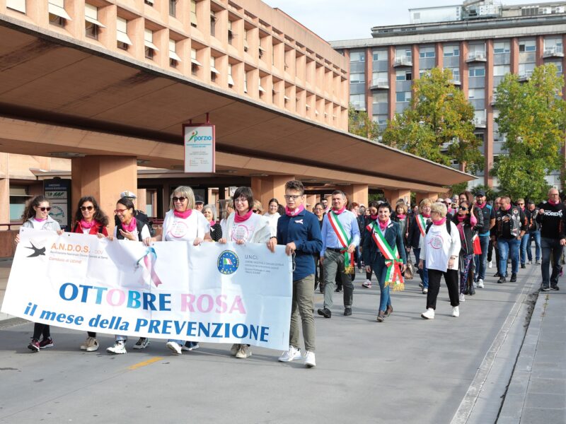 Andos Udine: sabato 21 ottobre inaugura la “sala rosa” all’Ospedale di Udine, poi la Camminata di sensibilizzazione contro il tumore al seno