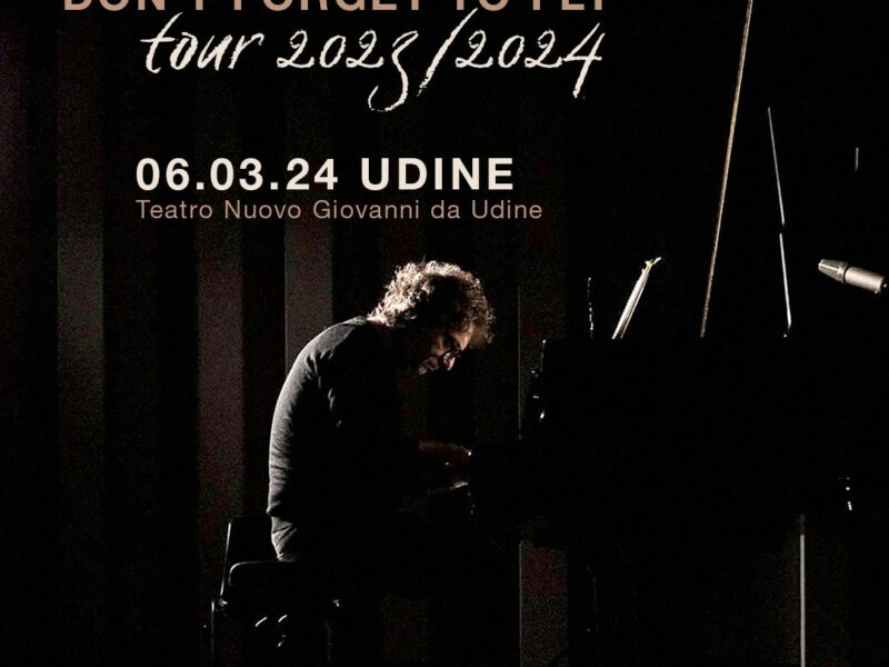 Remo Anzovino a Udine. 6 marzo 2024