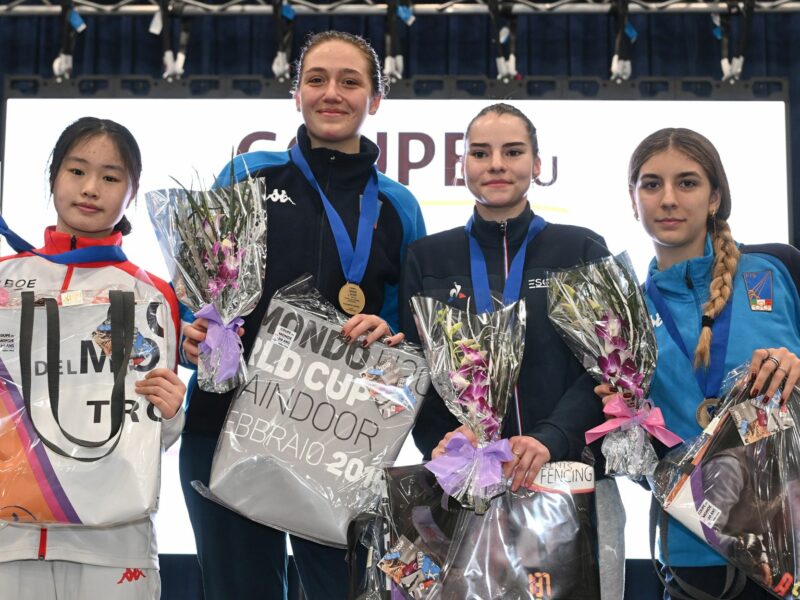 Coppa del Mondo U20 a Udine. Nel fioretto individuale vincono l’azzurra Gabola e il cinese Zeng