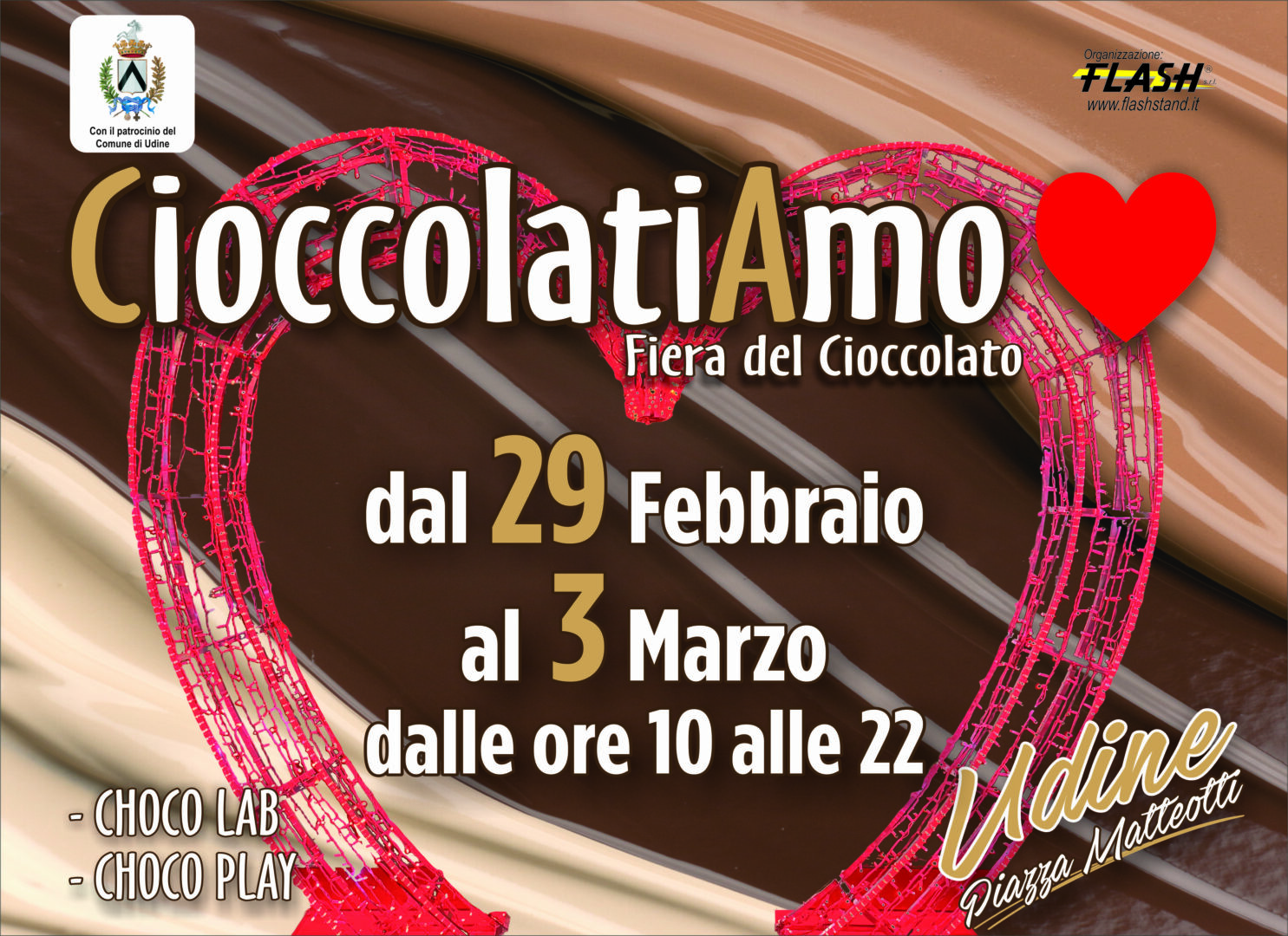 Cioccolatiamo, la festa del cioccolato a Udine dal 29 febbraio