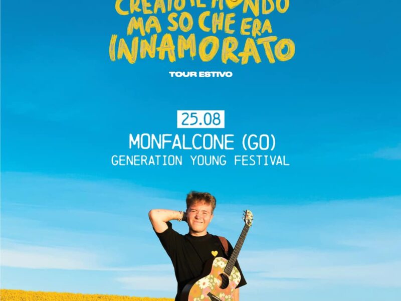 ALFA in concerto a Monfalcone per il Generation Young Festival il 25 agosto