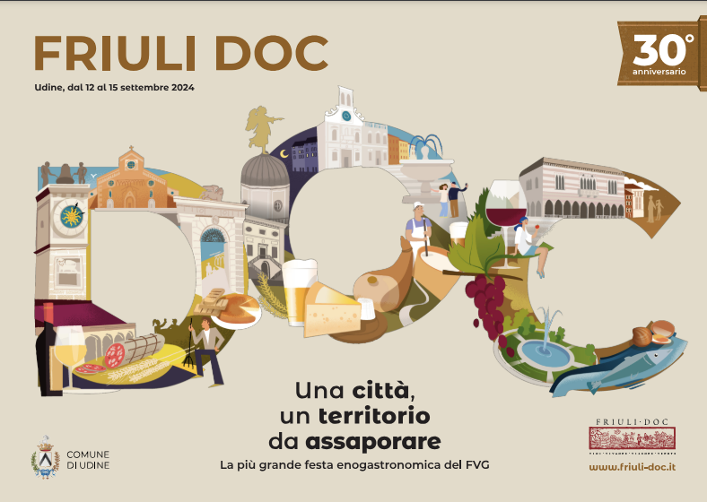 Friuli Doc a Udine dal 12 al 15 settembre 2024