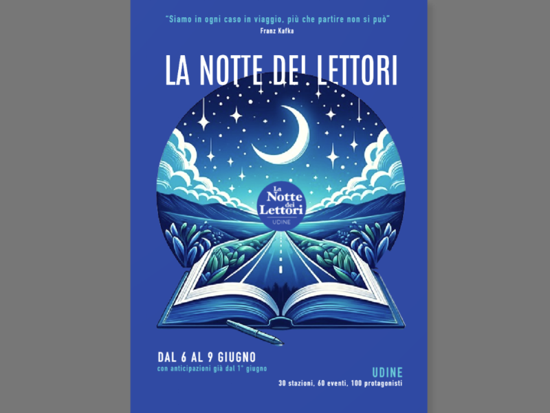 La Notte dei Lettori a Udine fino al 9 giugno