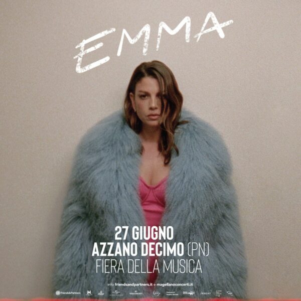 EMMA in concerto a Azzano Decimo giovedì 27 giugno