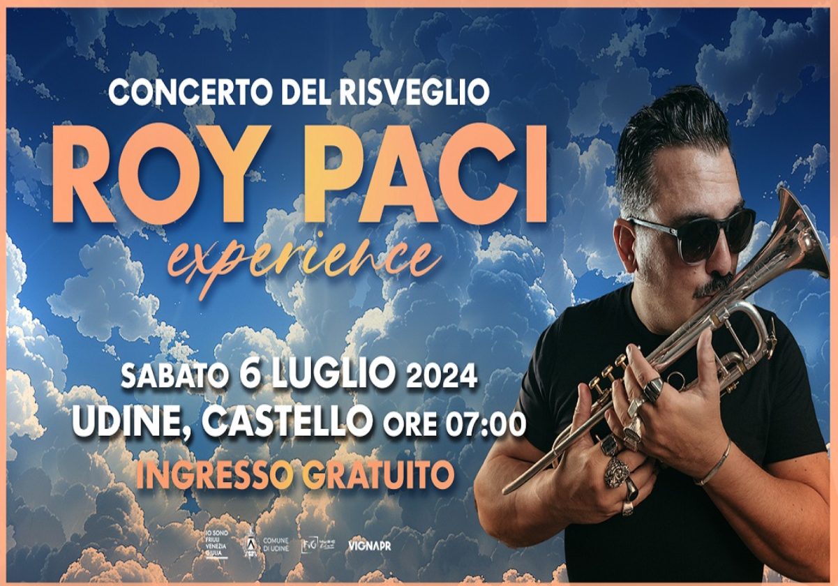 Roy Paci gratis a Udine con il Concerto del risveglio. 6 luglio 2024