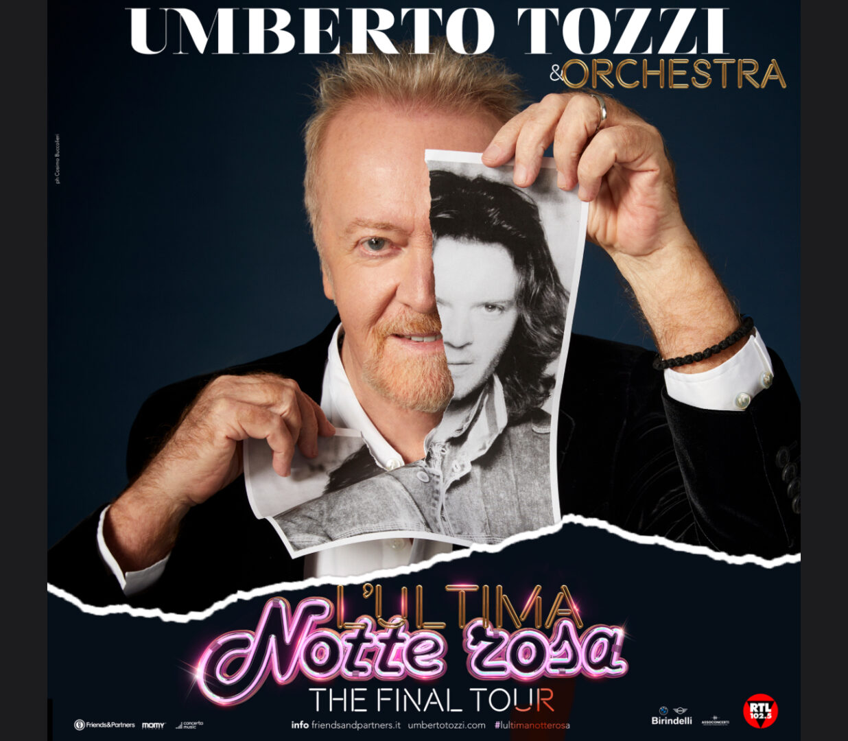 Umberto Tozzi protagonista con l’orchestra a Palmanova. 25 luglio