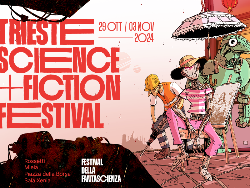 Il poster di Trieste Science+Fiction Festival firmato da ZEROCALCARE