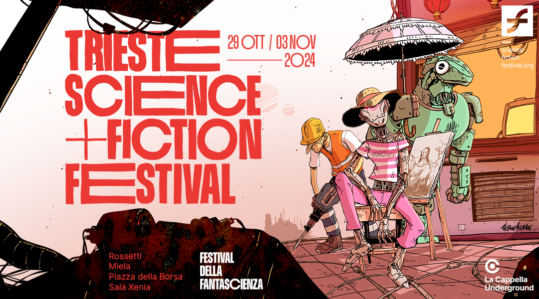 Il poster di Trieste Science+Fiction Festival firmato da ZEROCALCARE