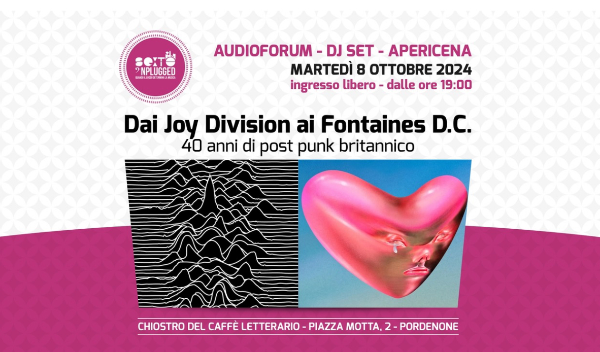 Dai Joy Division ai Fontaines DC martedì 8 ottobre a Pordenone