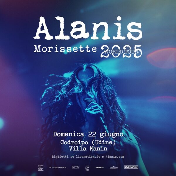 Alanis Morissette domenica 22 giugno 2025 a Villa Manin