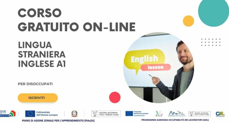 Corso gratuito per utilizzare la lingua inglese a livello base A1