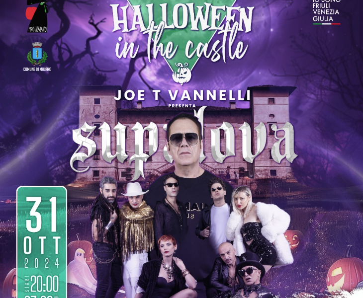 JOE T VANNELLI alla festa di Halloween al Castello di Susans. giovedì 31 ottobre