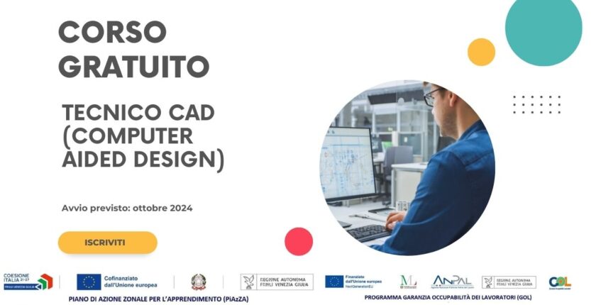 Al Bearzi un corso gratuito per Tecnico CAD