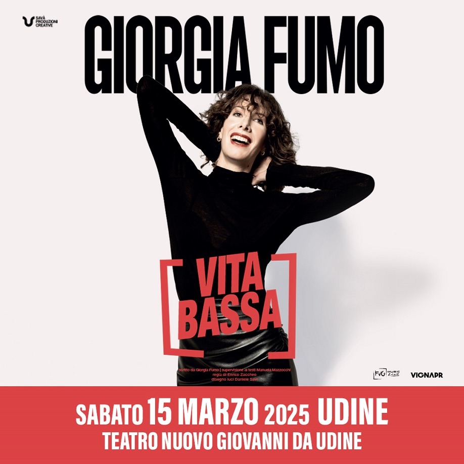 GIORGIA FUMO il 15 marzo 2025 al Teatro Nuovo Giovanni da Udine