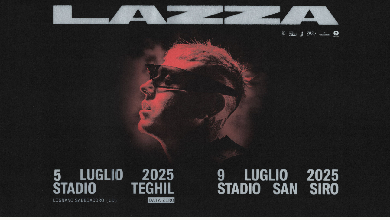 Lazza a Lignano Sabbiadoro con la data zero del tour! 5 luglio 2025