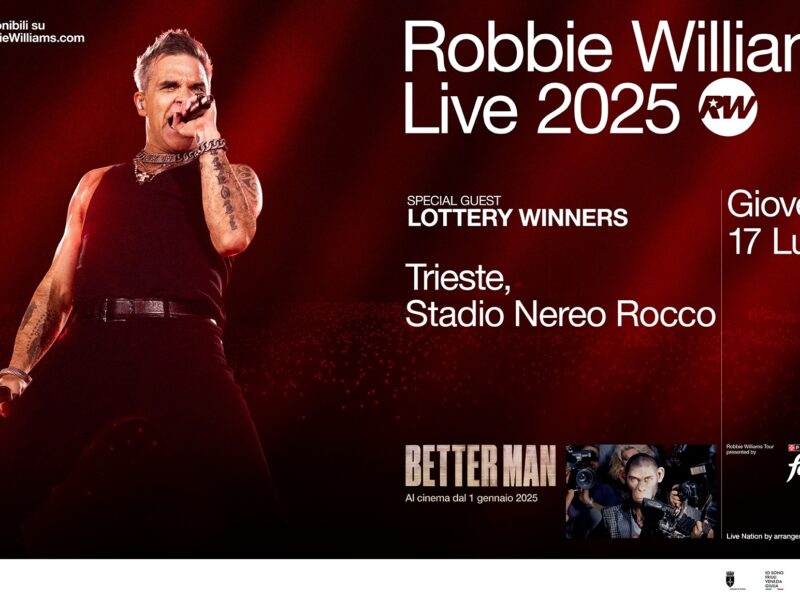 Trieste: Robbie Williams in concerto – 17 luglio 2025