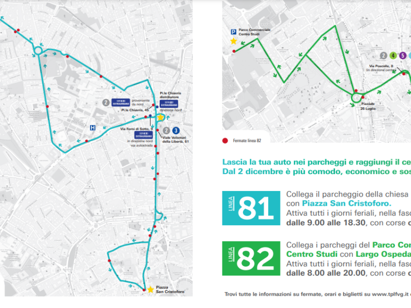 Udine: da dicembre 2024 due nuove line autobus