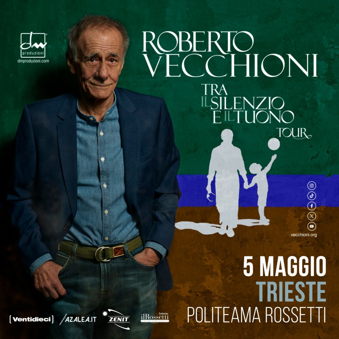 Roberto Vecchioni in concerto il 5 maggio 2025 al Teatro Rossetti di Trieste