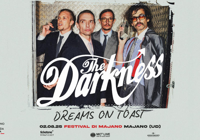 The Darkness sabato 2 agosto 2025 al Festival di Majano