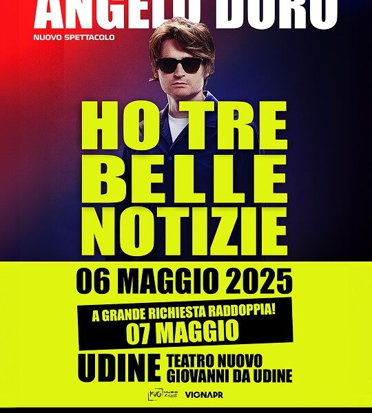 Angelo Duro a Udine 6-7 maggio 2025